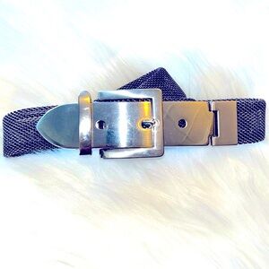 Silver Mesh Belt